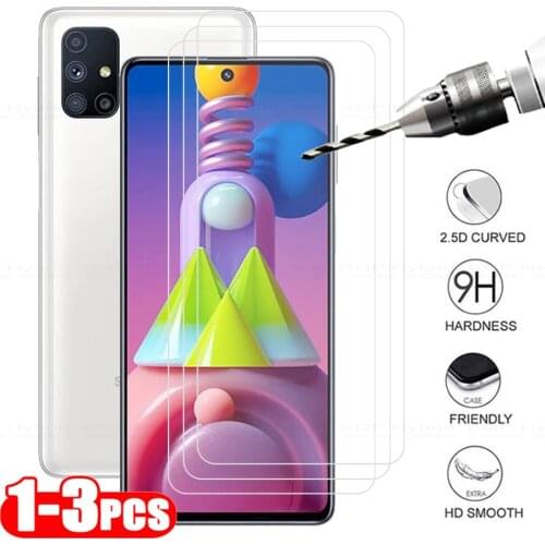 1-3pcs Tempered Glass For samsung m51 Glass On For samsung galaxy m51 m 51 SM-M515F/DSN 2020 Screen Protector Protective Film
