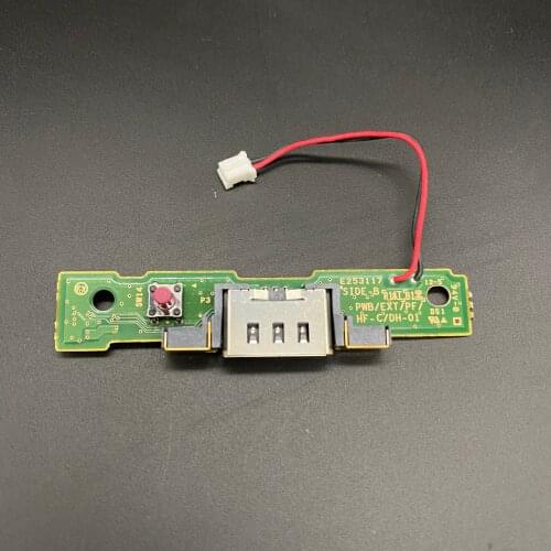 Replacement power jack socket dock connector charger charging port with PCB For WII U WIIU gamepad