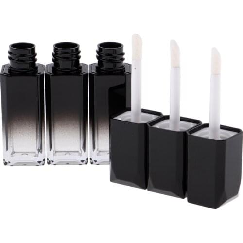 3pcs Empty Tubes Lip Gloss UV Bottle Lip Balm Cosmetic Containers Lipsticks