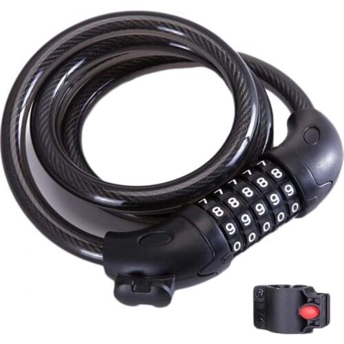 50% Hot Sale High Security Anti-Theft 5 Digit Combination Steel Wire Bike Motorbike Code Lock Motorcycles Accessories