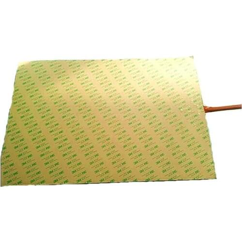 800W 24V 400*600*1.5mm heat bed for 3d printer adhesive 1 side 1000mm lead wire from middle of 400mm side
