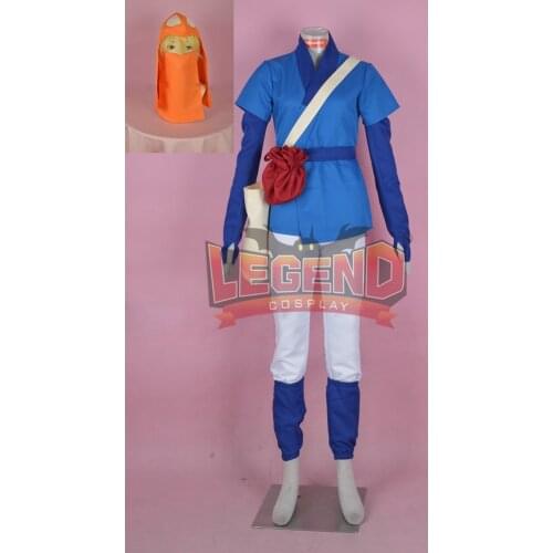 Anime Miyazaki Hayao Princess Mononoke Ashitaka Cosplay Costume Halloween custom made