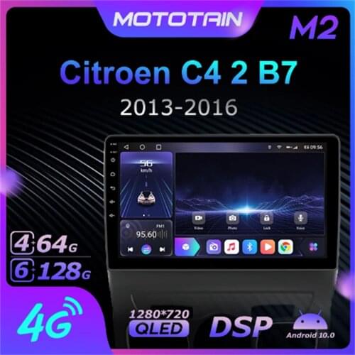 Ownice Android 10.0 6G+128G Car autoradio Multimedia for Citroen C4 2 B7 2013 - 2016 radio system unit 360 Panorama 4G LTE