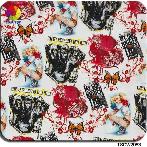 Free Shipping 0.5mX2m/10m Hydrographic TSCW2083 Hydro Dipping Water Transfer Film