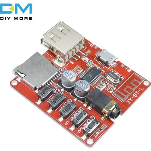 Mini Wireless MP3 Decoder Bluetooth BLE 4.1 Board Circuit Module Lossless Decoding Micro USB U Disk TF Card Interface 3.7v 5v