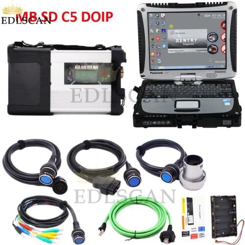 FOR MB STAR C5 Multiplexer for SD Connect C5 xentry das wis epc DOIP truck diagnostic scanner + CF19/T420 laptop