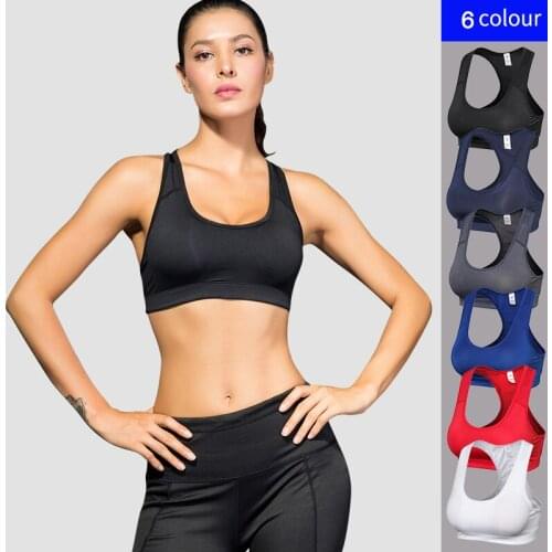 Women Sports Gym Yoga Bra Shockproof Rimless Yoga Vest Running Fitness Underwear Quick Drying Breathable Vest Girl Tank Crop Top