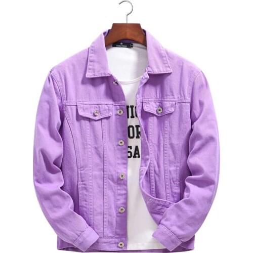 New Fashion Plus Size Denim Jacket Men Casual Loose Baggy Coat Cowboy Streetwear Korean Slim Outwear Jacket Male Clothing