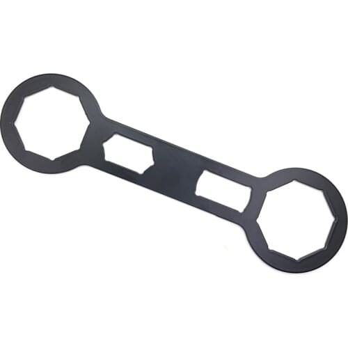 For Honda CR250R CRF 450R 450X Kawasaki KX250F Suzuki 125 250 450 RM RMZ 46MM 50MM Black Motorcycle Fork Cap Wrench