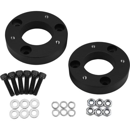 Car Front Leveling Lift Kit Spacers Raise Fits Compatible with Ford F150 4TD 2TD 2004-2019 Black