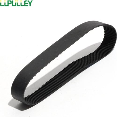 LUPULLEY S2M Rubber Timing Belt 4/6/10/15mm Belt Width Pitch Length S2M-292/296/302/306/308/314/320/322/324/330/334mm For DIY
