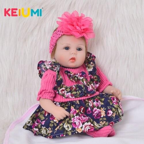 Fashion Princess Doll Toy 17 inch Reborn Baby Dolls Soft Silicone Baby Girl 42 cm Limited Baby Reborn For Kids Birthday Gifts