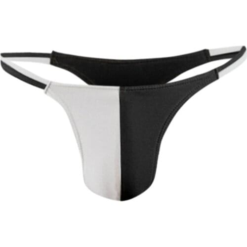 Sexy Mens thongs gay underwear Comfortable briefs men String Color T-shaped Sexy mens underpants ropa interior hombre
