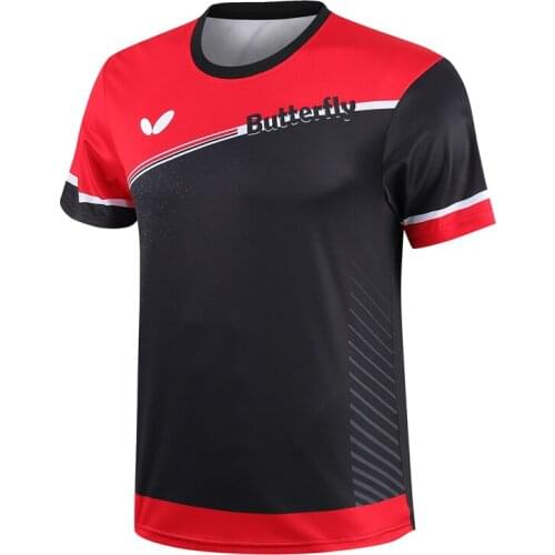 Men Women Children Short Sleeve Table Tennis T Shirt Badminton Ping Pong Slim Fit Sports Training Fitness Jerseys Shirts