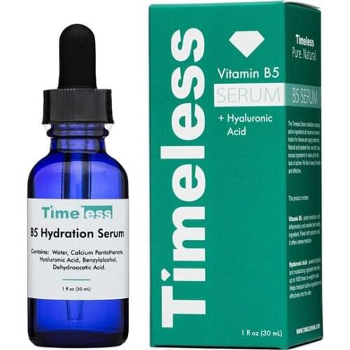 Timeless Makeup Set Vitamin B5 Hydration Serum B5 Hyaluronic Acid Serum Essence 30ml Anti Wrinkle Skin Shrink Pore Repair