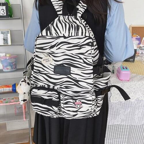 2021 New Womens Backpack for Girls High Quality Shoulder School Bag Casual Female Rucksack Student Bagpack Korean Backpack Lady