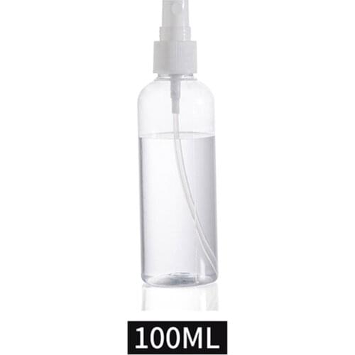 300Pcs Transparent Spray Bottles 100ml Plastic Mini Refillable Container Empty Cosmetic Containers