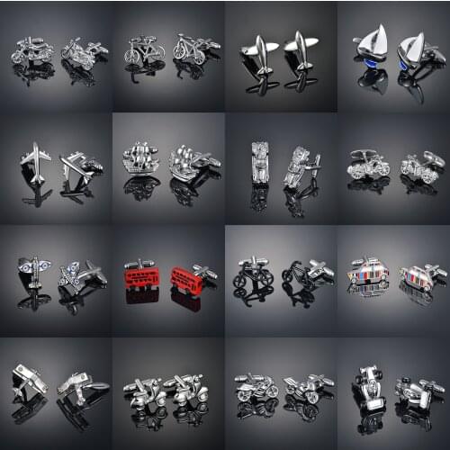 A variety of vehicles, French cufflinks, studs, mens cufflinks, studs, shirts, mens and womens accessories