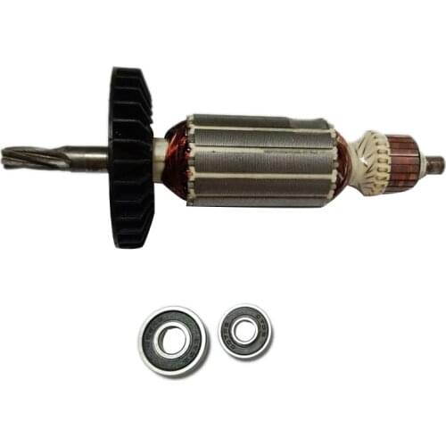 HHO-AC220-240V 5 Teeth Drive Shaft Hammer Armature Rotor for Makita HR2440 HR2440F HR2450 HR2451 HR2450F HR2450FT HR2453 Engine