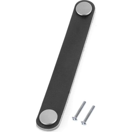 Cabinet Handle Soft PU Leather Dresser Drawer Door Knobs Pull Furniture Hardware