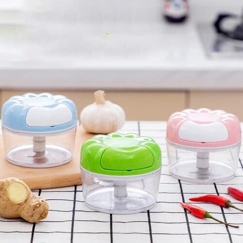 Manual Garlic Press Multi-function Garlic Grinding Chopper Food Vegetables Cutter Meat Grinders Kitchen Gadgets Garlic Artifact