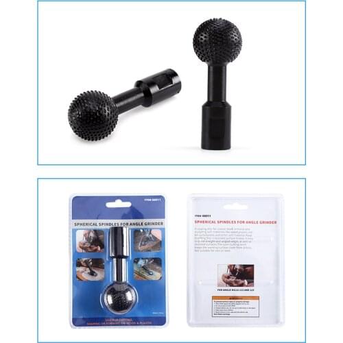 Ball Gouge Spherical Spindles Shaped Drill Bit Woodworking Gouge Wood Work Carving Tools for 100/115/125mm Angle Grinder