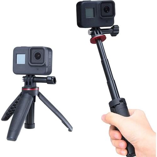 Extension Pole Tripod Mini Selfie Stick Tripod Standheld Pole for OSMO Action GoPro Hero 5 6 7 8 Sport Camera Accessories