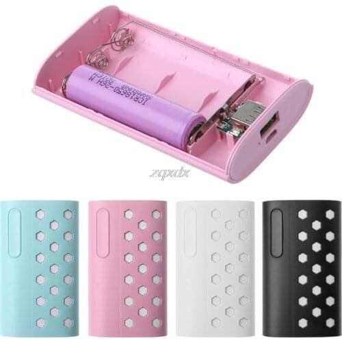 USB 3x 18650 Battery Charger Holder Power Bank Box Shell Storage Case DIY Kit