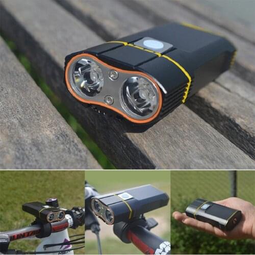 Cycling Flashlight Super Bright Bicycle Flashlight Light USB Rechargeable 800 Lumens LED Headlight Front Light Easy Installation
