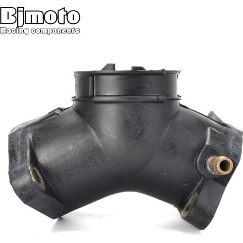 BJMOTO For Yamaha XVS250 Drag Star 2000-2017 Carburetor Intake Adapter Rubber Mounting Flange Manifold 5KR-13586-00