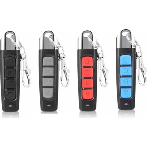 433MHZ 4 Buttons Clone Remote Control Wireless Transmitter Garage Gate Door Electric Copy Controller Anti-theft Lock Key