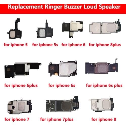 Replacement Ringer Buzzer Loud Speaker for iPhone 5 5S 6 6S 6plus 6splus 7 8 Plus X Repair Parts Loudspeaker for iphone xs xr