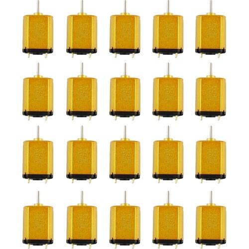 20pcs 030 Motor DC 3.7V High Speed Carbon Brush Motor for DIY Toy Car