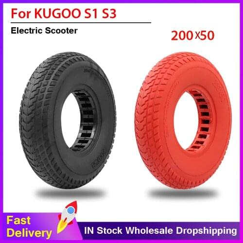 200x50 Solid Tubeless Tire Electric Scooter for KUGOO S1 S3 For Speedway mini 4 Pro Explosion-proof tubeless wheel Parts 8 Inch
