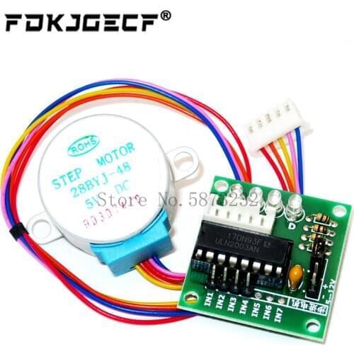 1LOTS 28BYJ-48-5V 4 phase Stepper Motor+ Driver Board ULN2003 for Arduino 1 x Stepper motor +1x ULN2003 Driver board