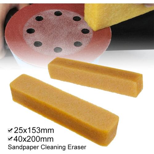 40x200mm 25x153mm Abrasive Cleaning Stick Sanding Belt Band Drum Cleaner Sandpaper Cleaning Eraser for Belt Disc Sander Tool