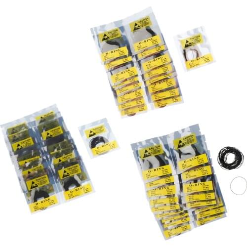 950Pcs Lot Universal Rubber O-Ring Watch Back Cover Seal Gaskets Washers Set