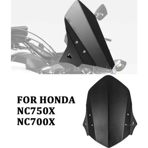 Motorcycle Accessories Windscreen Windshield Deflector Protector Wind Screen For Honda NC700X 2012 - 2013 NC750X 2014 - 2020