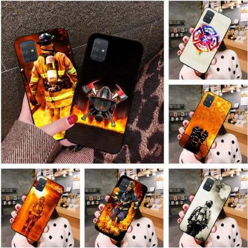 HUAGETOP Firefighter Heroes Fireman phone Case cover For Samsung Galaxy A21S A01 A11 A31 A81 A10 A20 A30 A40 A50 A70 A80 A71 A51