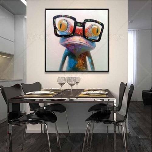 Colorful Thick Knife King Forg Handmade Living Room Bedroom Restaurant Decoration Picture Wall Art Handmade Oil Painting