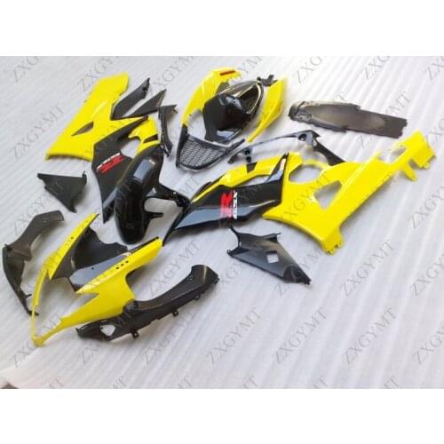 Bodywork GSXR1000 2005 - 2006 K5 yellow black Fairing GSX R 1000 06 Fairings GSX-R1000 05