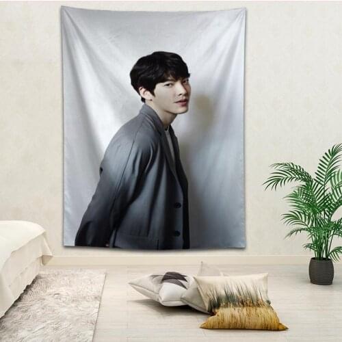 Hot Selling Custom Kim Woo Bin Wall Tapestry Home Decorations Wall Hanging Tapestries For Living Room Bedroom More size