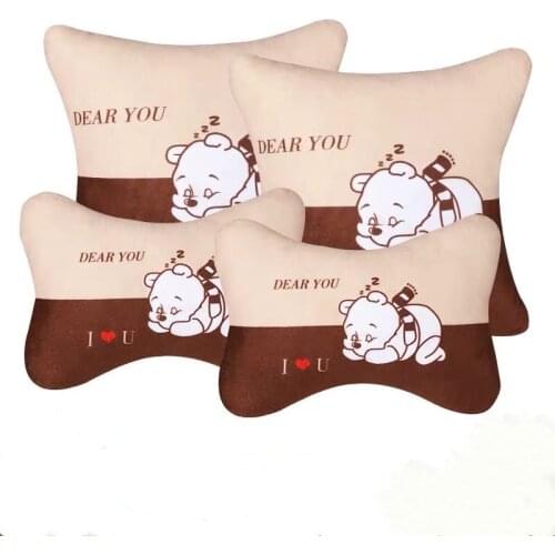 Car Seat Lumbar Support Pillow Cushion Back pillow Quality leather delicate plush leather permeability Waist Support Sets Back