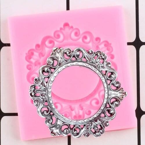 Hexagon Shape Silicone Mold DIY Chocolate Kitchen Baking Cupcake Topper Fondant Cake Decoration Tools Resin Clay Candy Mould