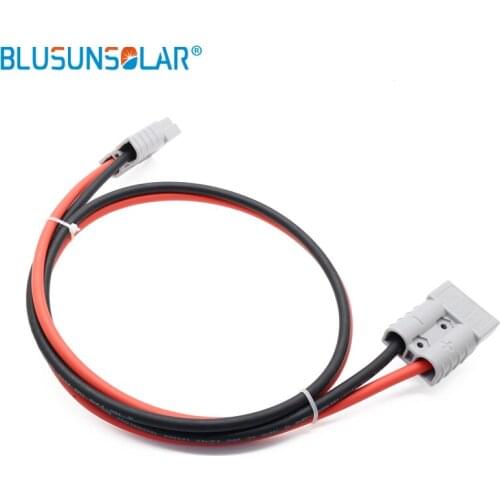 Connector SB50A 600V with 5m 4mm2 red black solar cable connect solar panel and portable battery for folding solar panel