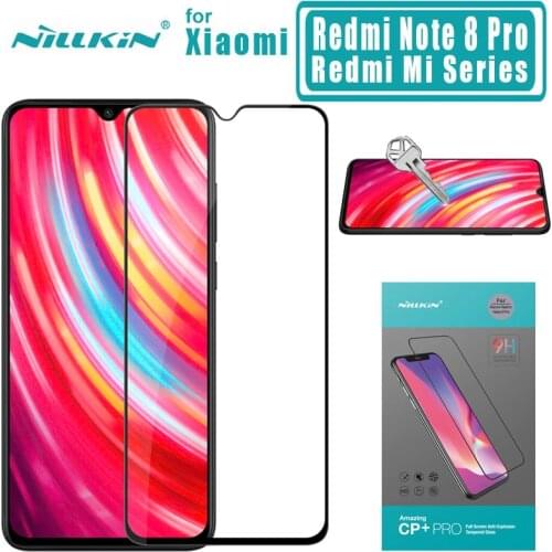 Nillkin for Xiaomi Redmi Note 8 Pro K20 Pro 7A Glass Full Cover Tempered Glass for Xiaomi Mi 9T Pro A3 CC9 Mix 3 Poco F1 Glass