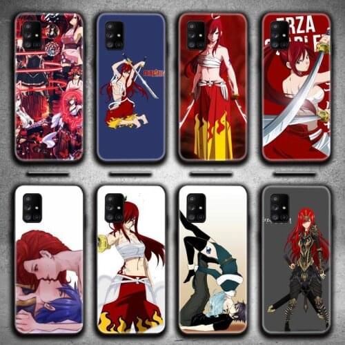 TOPCASHOP Erza Scarlet Fairy Tail Phone Case For Samsung Galaxy A21S A01 A11 A31 A81 A10 A20E A30 A40 A50 A70 A80 A71 A51