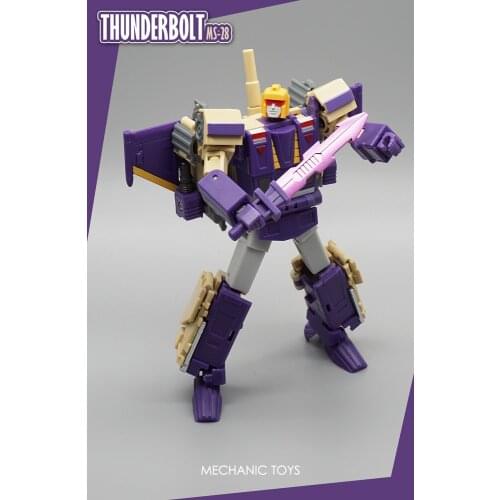 Transformation Mechanic Toys MFT MS28 MS-28 Thunderbolt Three Triple Changers Action Figure Robot Toys In Box