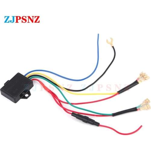 Universal Car/Truck/Vehicle Horn Relay Motorcycle Waterproof Relay 4Pins Lamp Air Conditioner Socket Double Electric Shock Refit