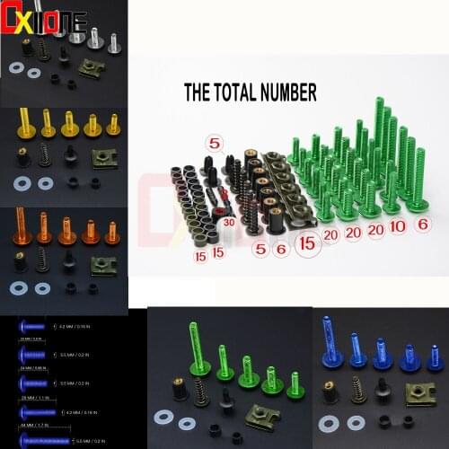 Universal Motorcycle Accessories Fairing Bolts Screw Kit For FOR YAMAHA XVS1300 STRYKER XV950 XV535